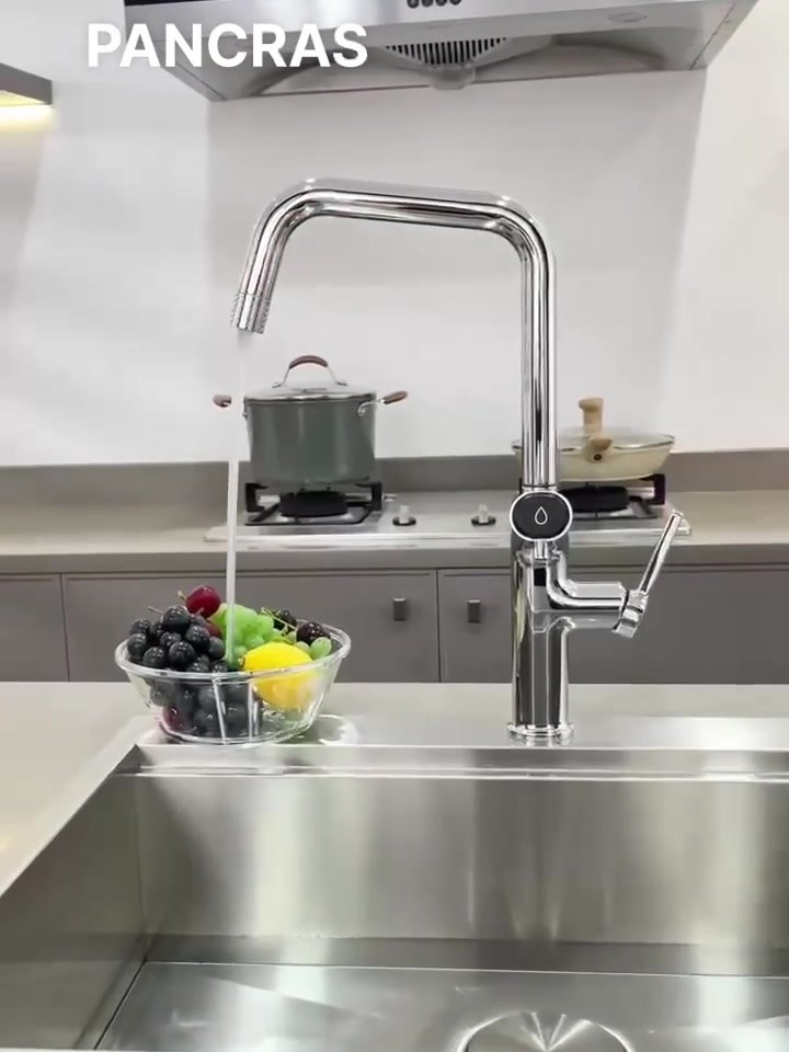 Vòi chậu rửa bát tích hợp lấy nước lọc (3 đường nước) — H-WM522-C